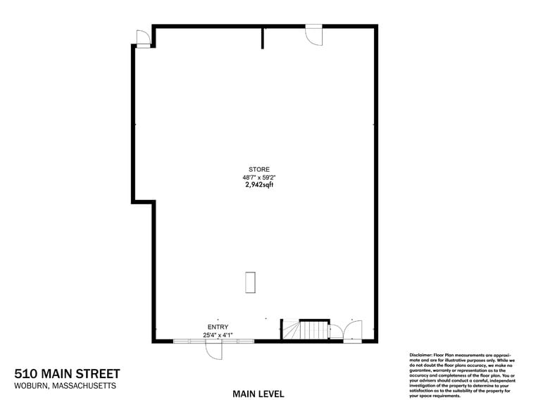 More Photos Of 510 Main St, Woburn Freestanding For Lease