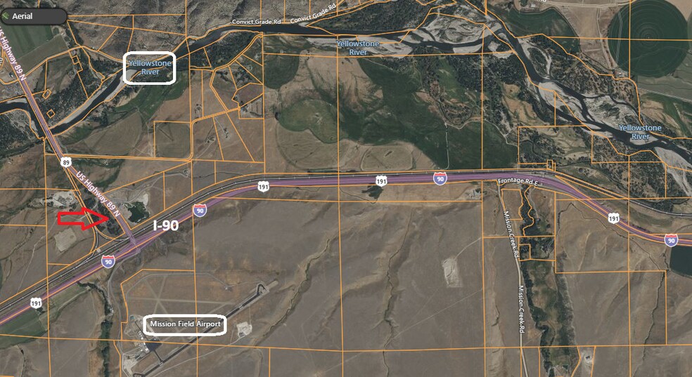 More Photos Of I-90 Interchange @ at 89, Livingston Land For Sale