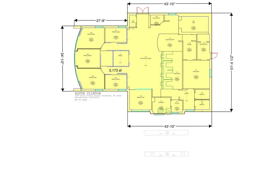 More Photos Of 1848 S Clinton Ave, Rochester Bank For Lease