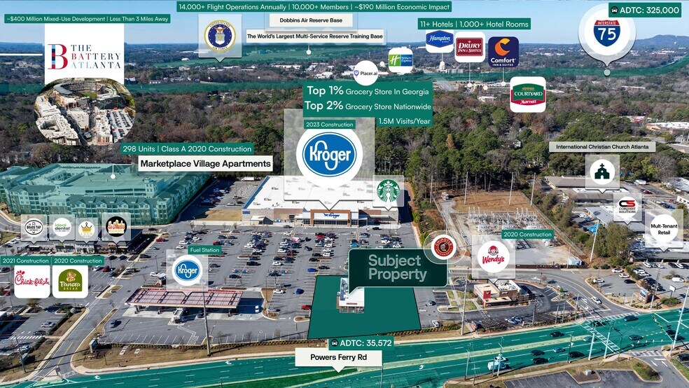 More Photos Of 1298 Powers Ferry Rd SE, Marietta Fast Food For Sale