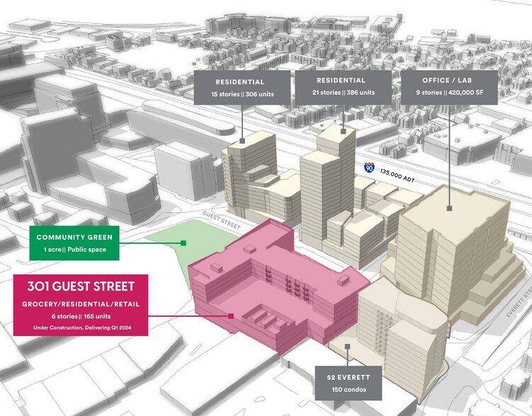 More Photos Of 301 Guest St, Allston Apartments For Lease