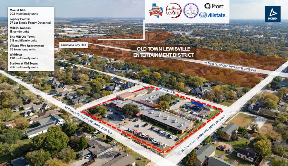 More Photos Of 350 W College St, Lewisville Specialty For Lease