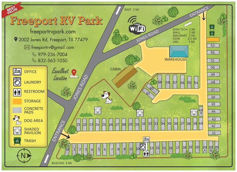 More Photos Of 2008 Jones Rd, Freeport Warehouse For Lease