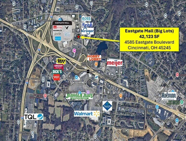 More Photos Of 4585 Eastgate Blvd, Cincinnati Freestanding For Lease