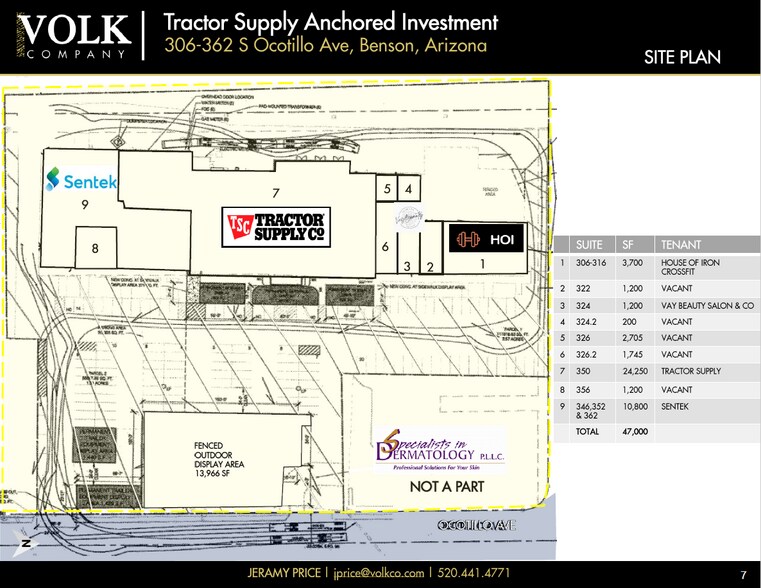 More Photos Of 306-362-362 S Ocotillo Ave, Benson Storefront Retail Office For Sale