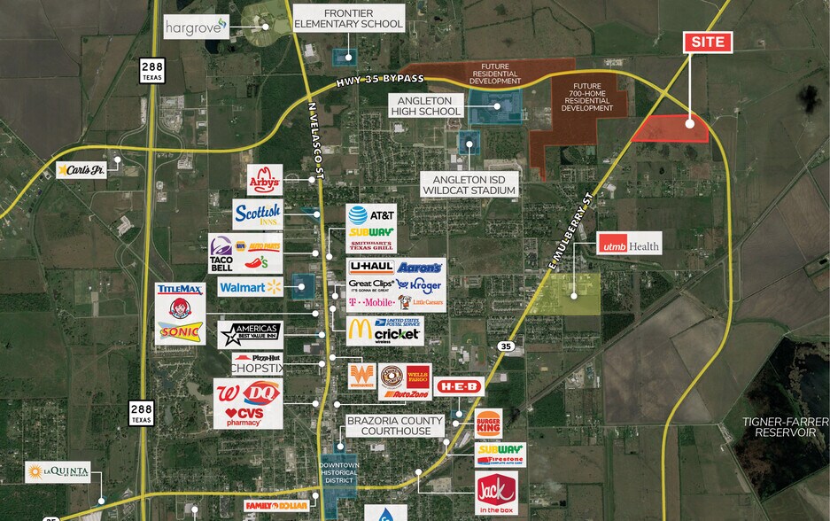 More Photos Of SH 35 & Hwy 523, Angleton Land For Sale