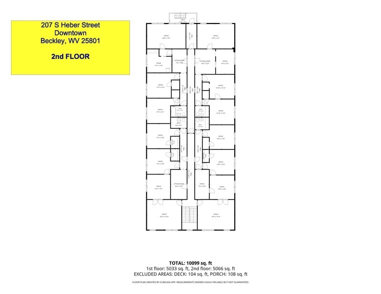 More Photos Of 207 S Heber St, Beckley Office For Sale