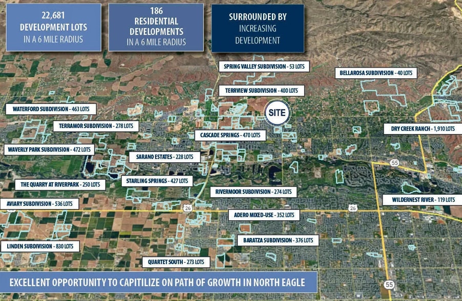 More Photos Of 3251 N Linder Rd & 3622 N Fry Homestead, Eagle Land For Sale