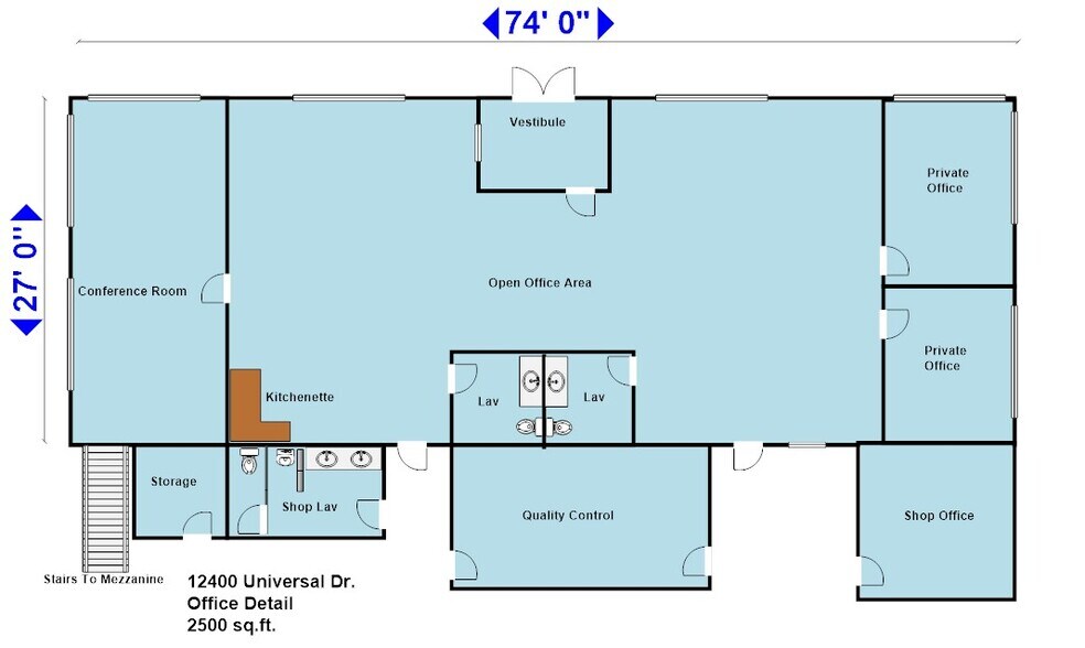 More Photos Of 12400 Universal Dr, Taylor Manufacturing For Lease