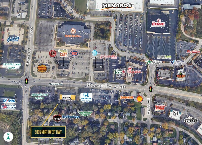 More Photos Of 5005 Northwest Hwy, Crystal Lake Storefront For Lease