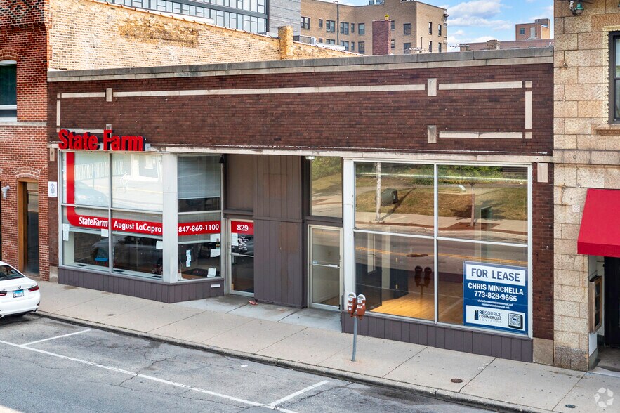 Primary Photo Of 827-829 Chicago Ave, Evanston Storefront For Lease
