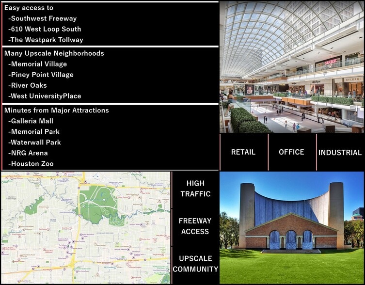 More Photos Of 5610-5613 Southwest Fwy, Houston Mixed Retail For Lease