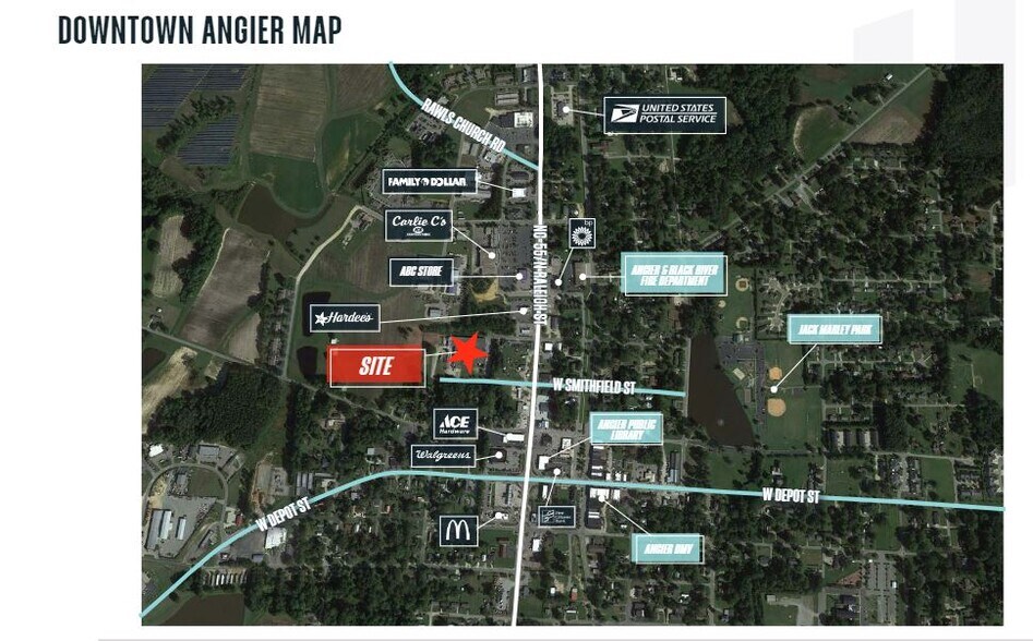 More Photos Of 170-226 W Smithfield St, Angier Flex For Lease