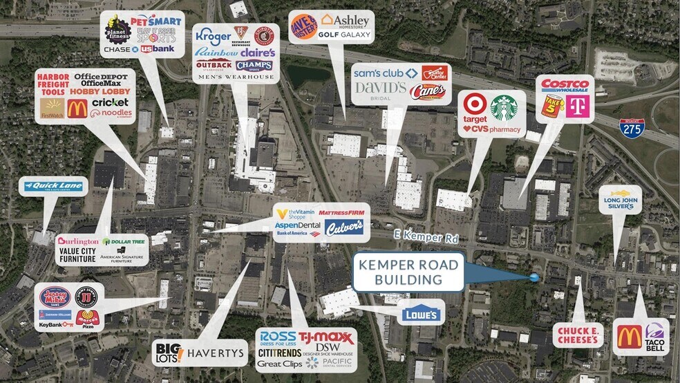 More Photos Of 1277 E Kemper Rd, Springdale Loft Creative Space For Lease