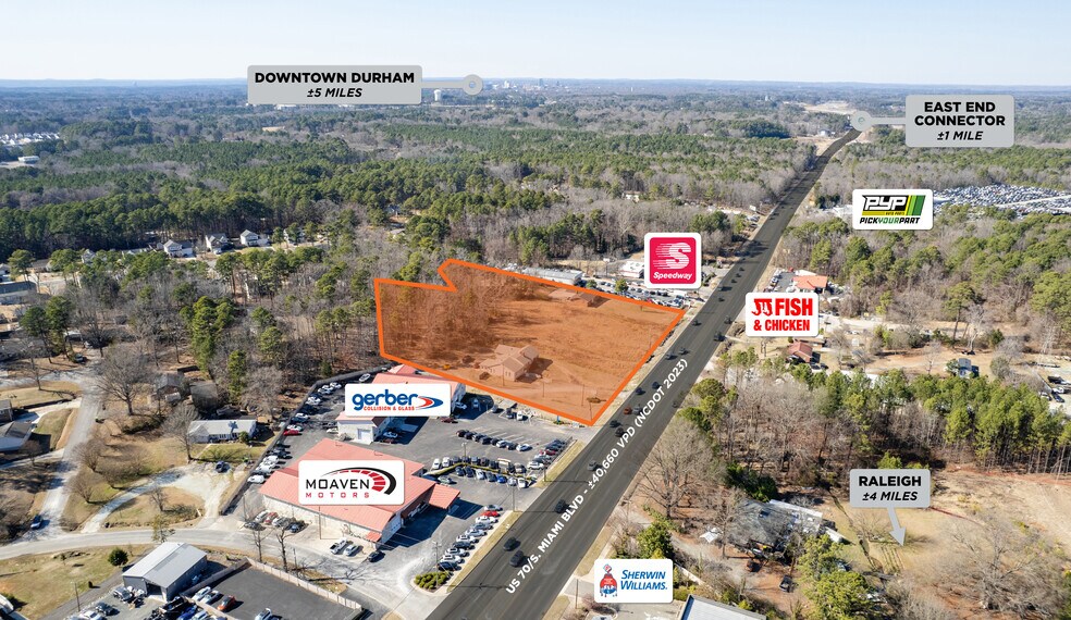 More Photos Of 1404-1418 S Miami Blvd, Durham Land For Sale