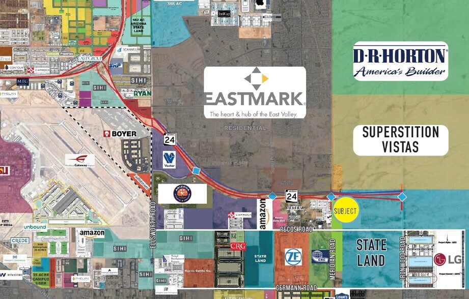 More Photos Of SEC Meridian & SR24, Queen Creek Land For Sale