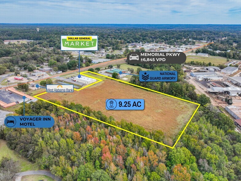 More Photos Of adj. to 530 Memorial Pkwy, Aliceville Land For Sale