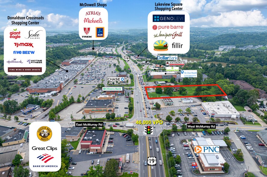 More Photos Of 3904 Washington Rd, Canonsburg Land For Lease