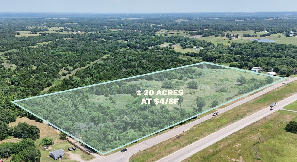 Primary Photo Of 7820 E Main St, Cushing Land For Sale