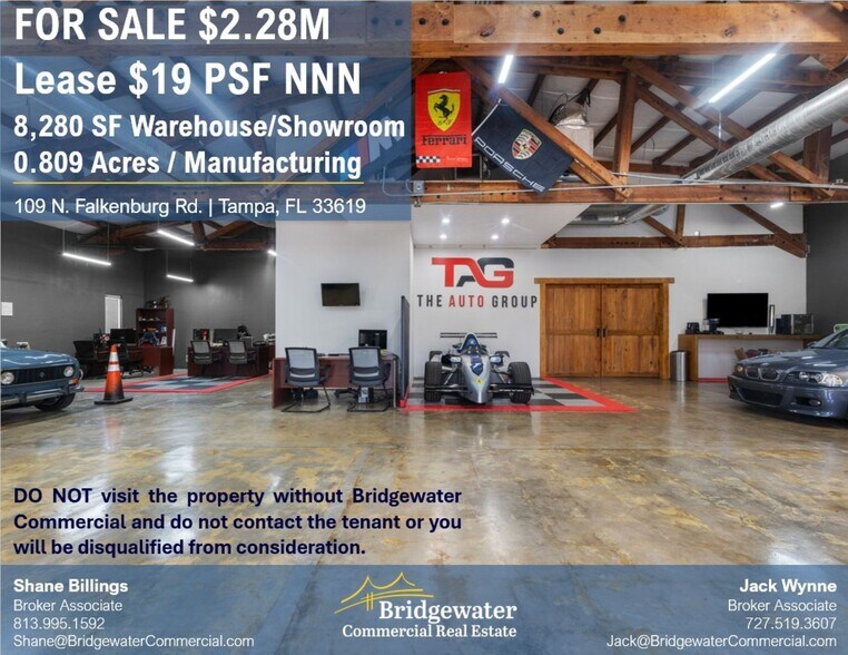 Primary Photo Of 109 N Falkenburg Rd, Tampa Manufacturing For Sale