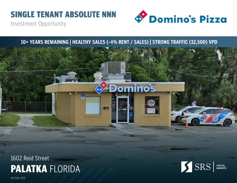 Primary Photo Of 1602 Reid St, Palatka Fast Food For Sale