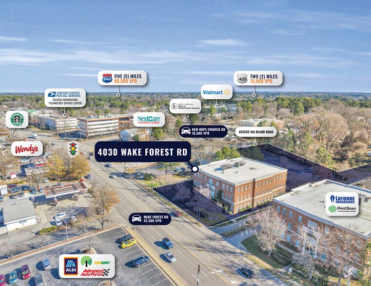 More Photos Of 4030 Wake Forest Rd, Raleigh Office For Sale