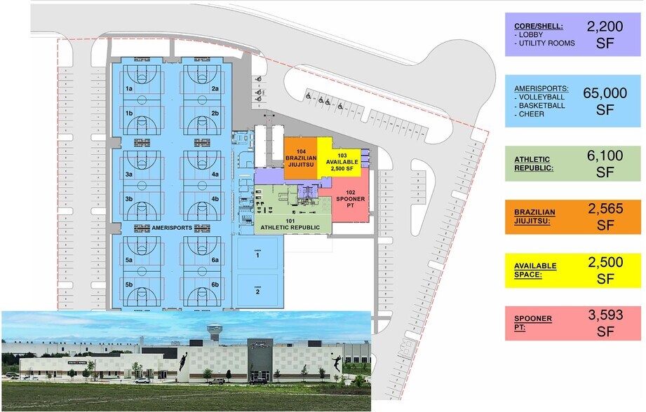 More Photos Of 3101 Fit Sport Life Blvd, Rockwall Sports And Entertainment For Lease
