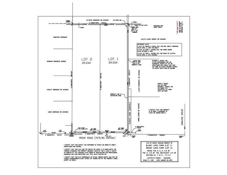 More Photos Of 2426 Ridge rd, Duson Land For Sale