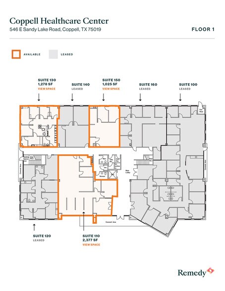 More Photos Of 546 E Sandy Lake Rd, Coppell Medical For Lease