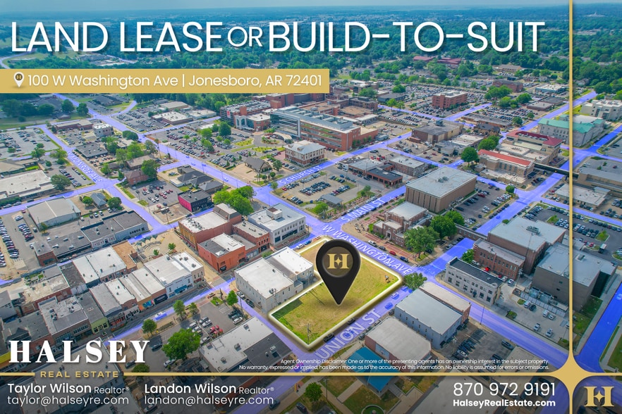 Primary Photo Of 100 W Washington Main, Jonesboro Land For Lease
