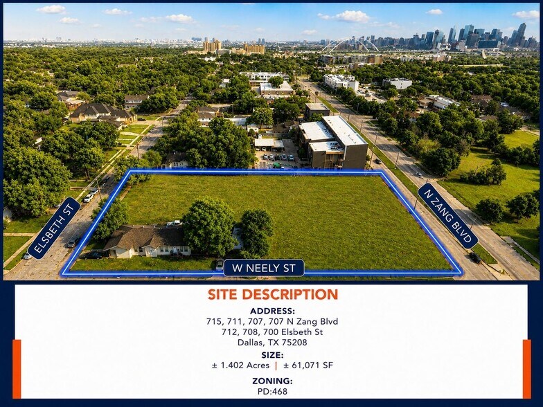 More Photos Of 1.402 Acres N Zang Blvd, Dallas Land For Sale