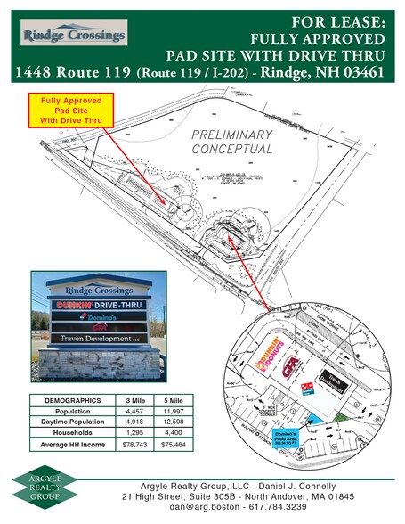More Photos Of 119 Corner Of Rte 119 &, Rindge Land For Lease