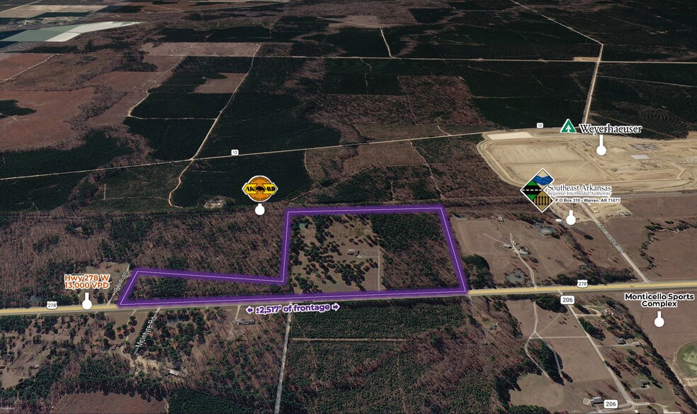 More Photos Of 1843 US-278, Monticello Land For Sale