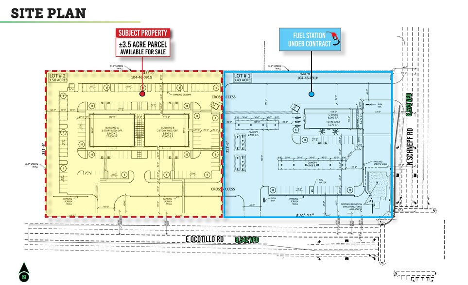 More Photos Of NWC Ocotillo Rd & Schnepf Rd, San Tan Valley Land For Sale