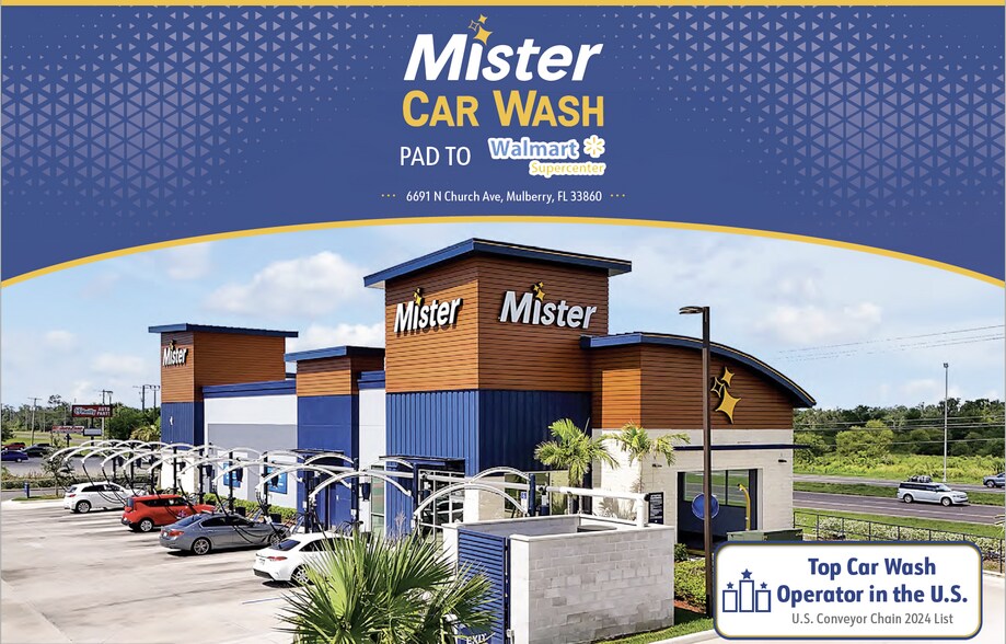 Primary Photo Of 6691 N Church Ave, Mulberry Carwash For Sale