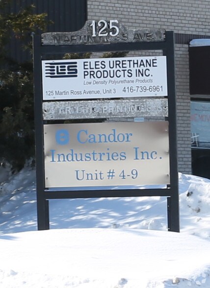 More Photos Of 125 Martin Ross Ave, Toronto Manufacturing For Lease