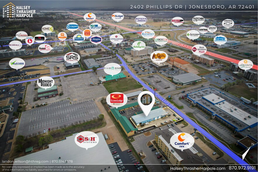 More Photos Of 2402 Phillips Dr, Jonesboro Freestanding For Lease