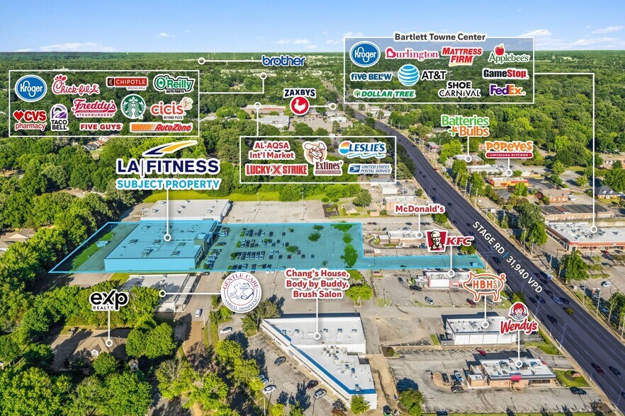 More Photos Of 6050 Stage Rd, Bartlett Health Club For Sale