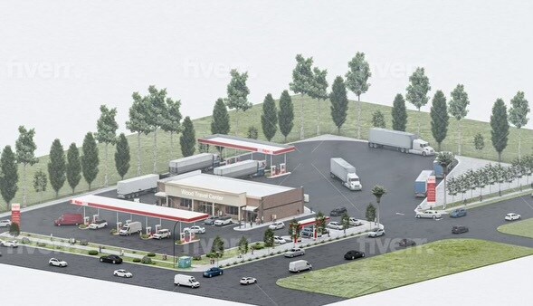 More Photos Of 7532 Hacks Cross Rd, Olive Branch Truck Stop For Sale