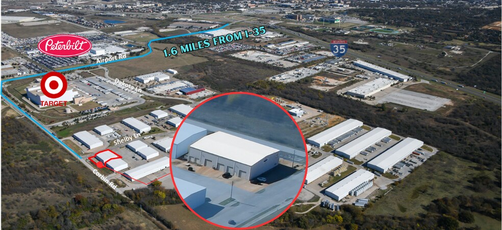 More Photos Of 3500 Shelby Ln, Denton Warehouse For Lease