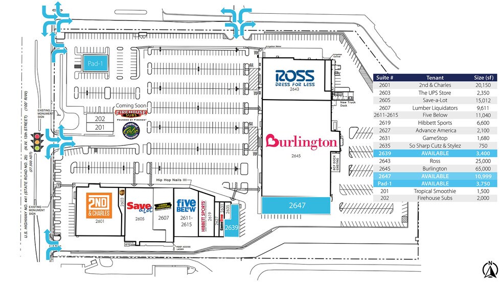 More Photos Of 2601-2659 NW 13th St, Gainesville Unknown For Lease