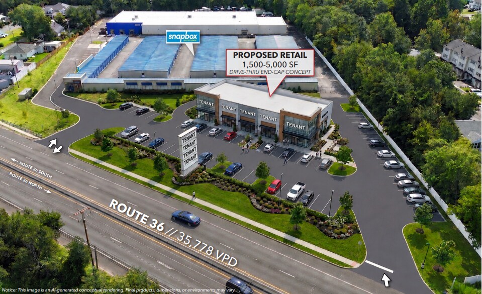 Primary Photo Of 1030 Route 36, Hazlet Freestanding For Lease