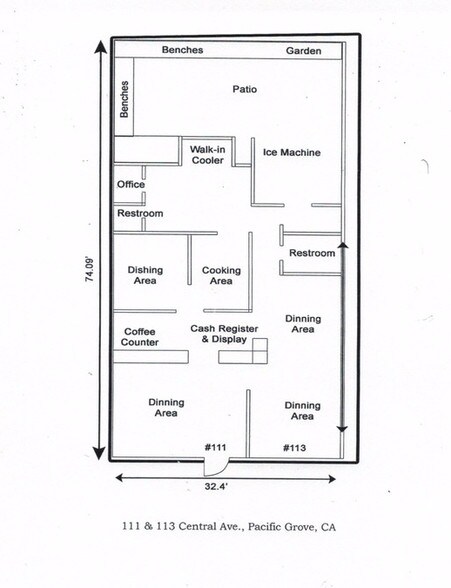 More Photos Of 111-115 Central Ave, Pacific Grove Storefront For Lease