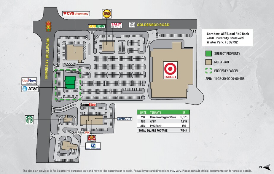 More Photos Of 7460 University, Winter Park General Retail For Sale