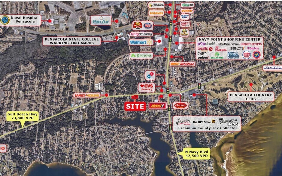 Primary Photo Of 551 Gulf Beach Hwy, Pensacola Land For Sale