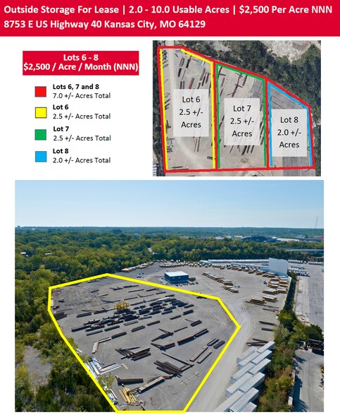 More Photos Of 8753 E US 40 Hwy, Kansas City Land For Lease