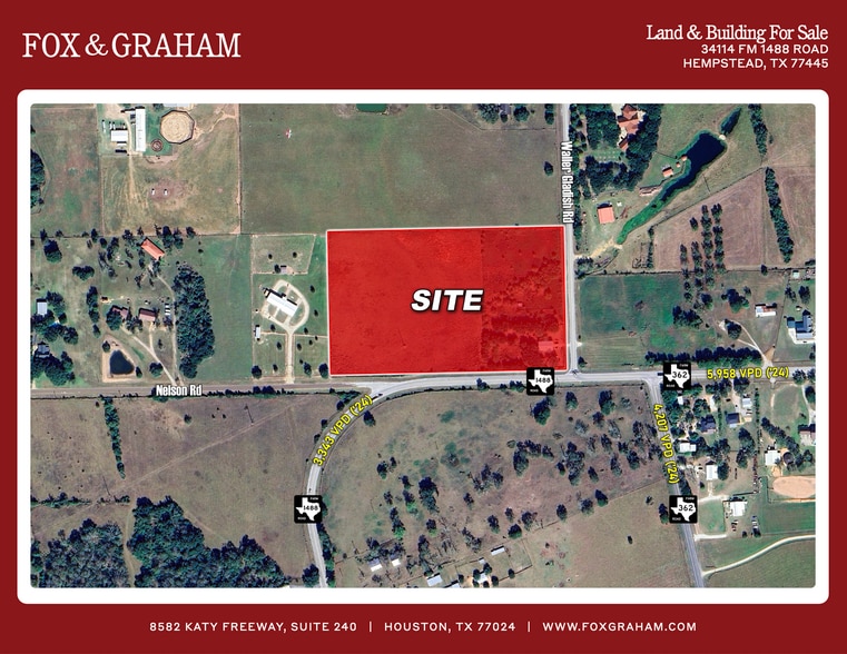 Primary Photo Of 34114 FM 1488 Rd, Hempstead Land For Sale