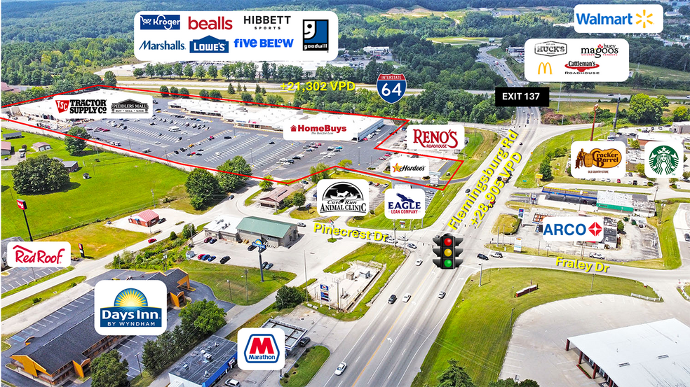 More Photos Of 308-364 Pine Crest Rd, Morehead Storefront For Lease