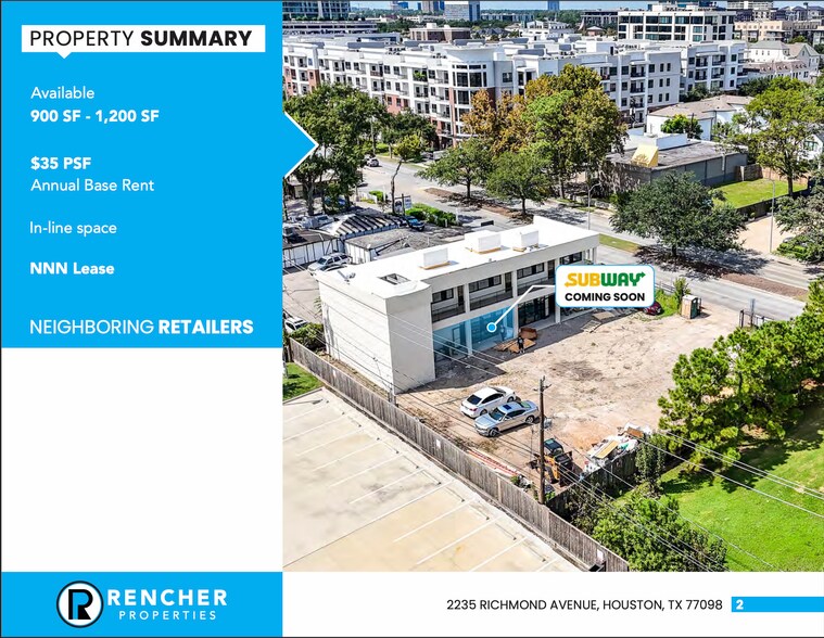 More Photos Of 2235 Richmond Ave, Houston Storefront For Lease