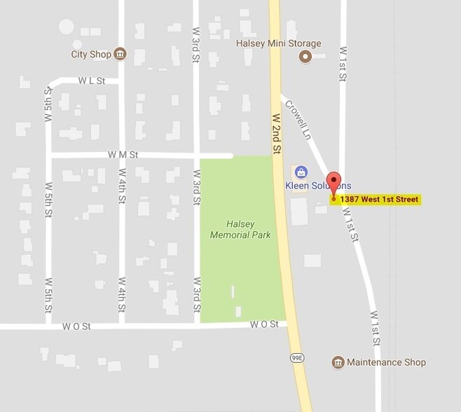 More Photos Of 1387 W 1st St, Halsey Warehouse For Lease